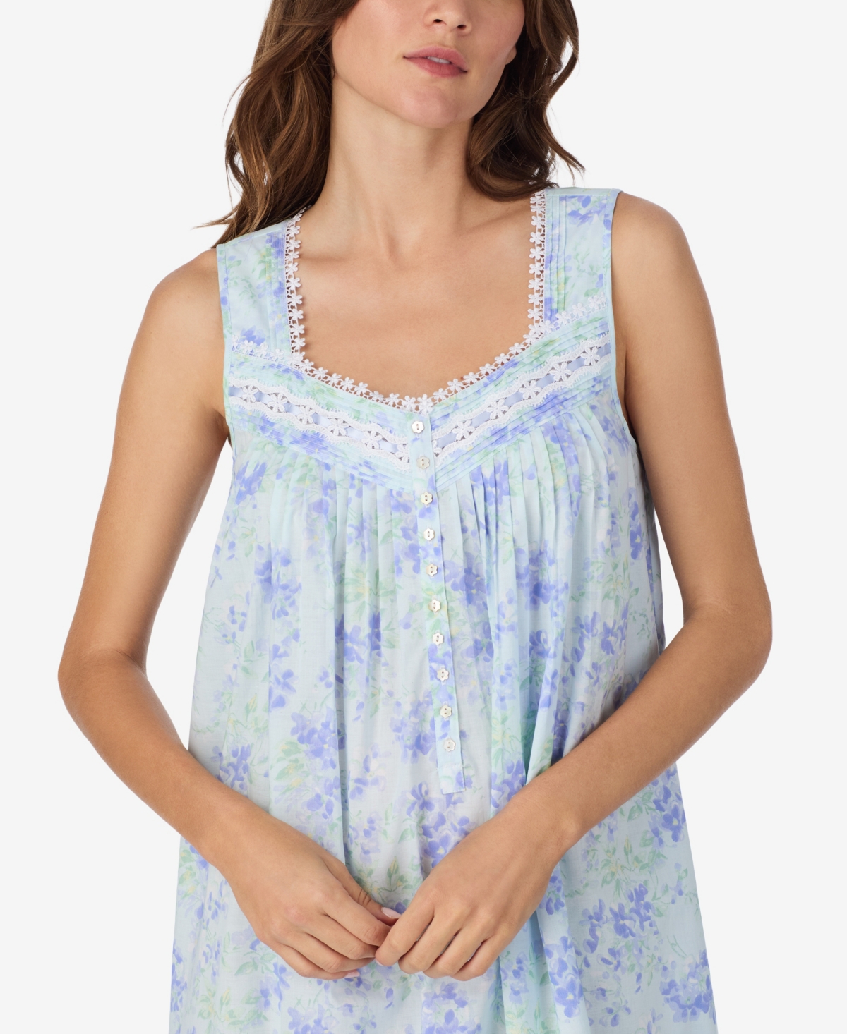 Eileen West Women's Sleeveless Long Ballet Nightgown