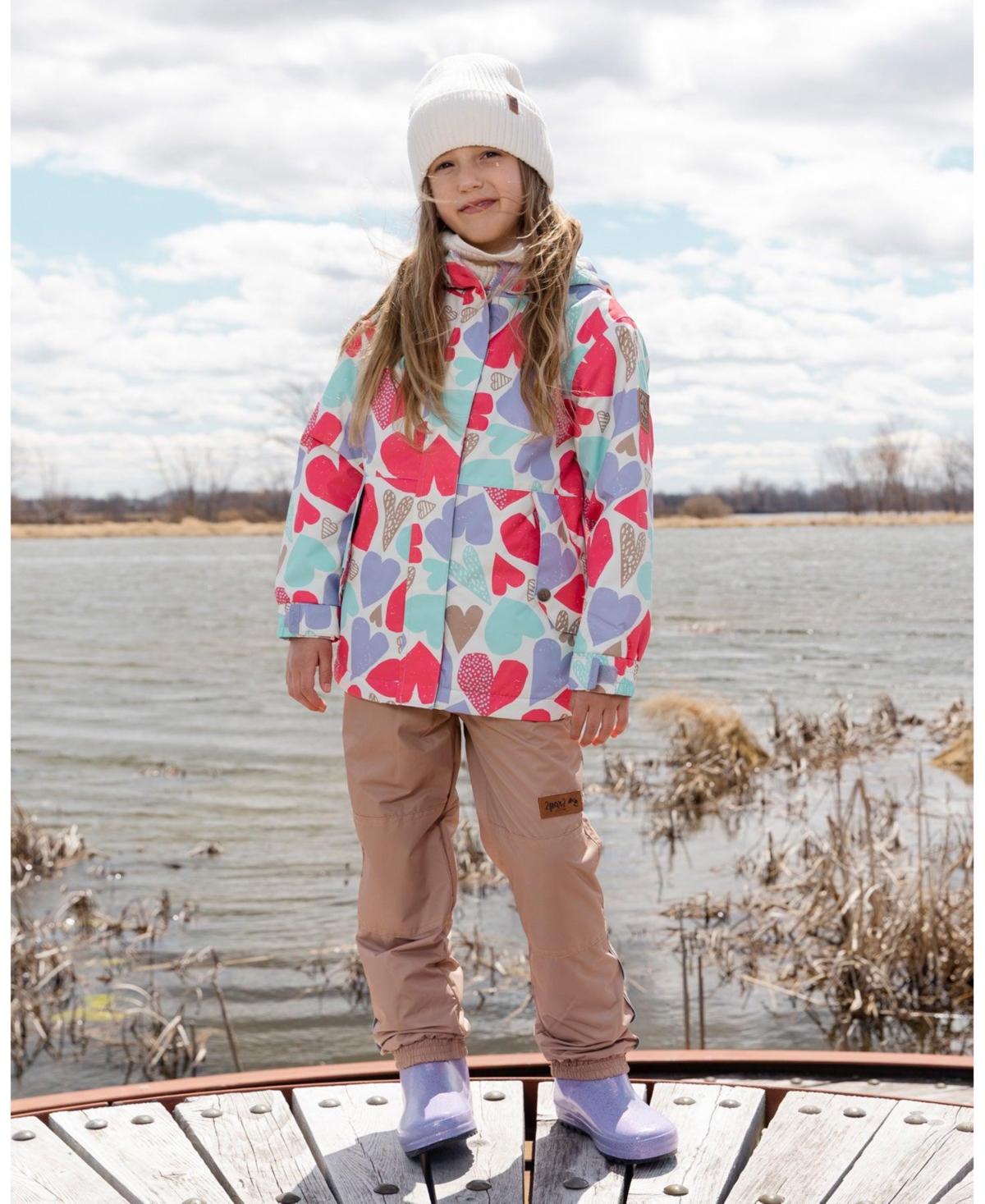 Deux par Toddler Girls Two-Piece Mid-Season Outerwear Set