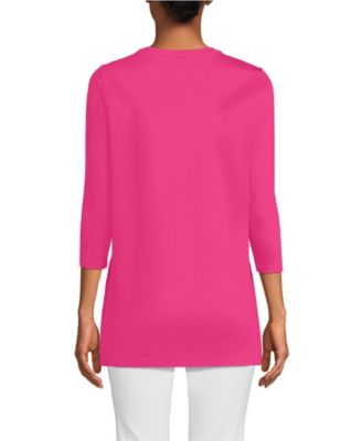 Women's 3/4 Sleeve Cotton Supima Tunic
