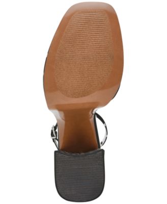 Women's Retro Strappy Block Heel Platform Dress Sandals