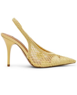 Women's Andromeda-C Crochet Pointed Toe Slingback Pumps