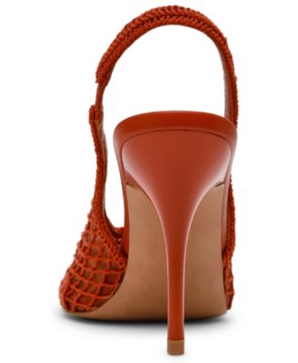 Women's Andromeda-C Crochet Pointed Toe Slingback Pumps