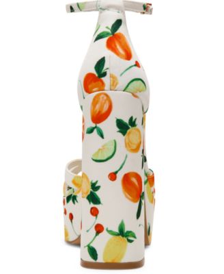 Women's Retro Strappy Block Heel Platform Dress Sandals