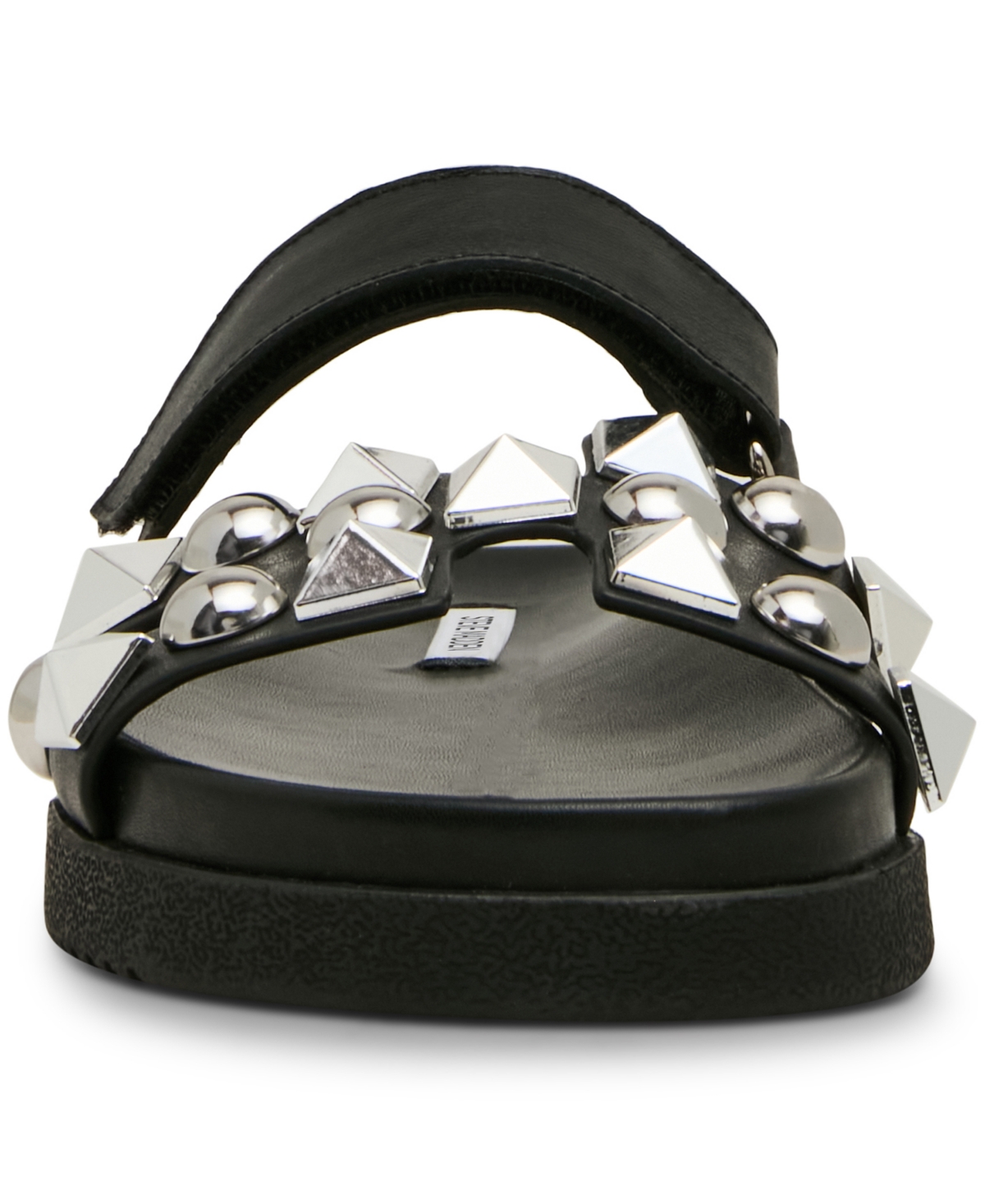 Steve Madden Women's Mayven Studded Footbed Slip-On Slide Sandals