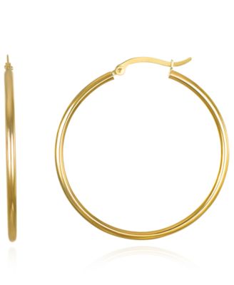 Hoop Earrings in 10k Yellow Gold