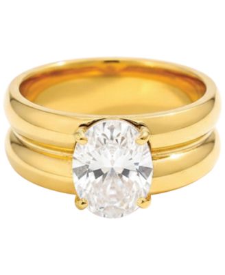Eterna Gold-Tone Double Band Ring