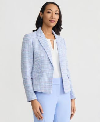 Women's Tweed One-Button Jacket