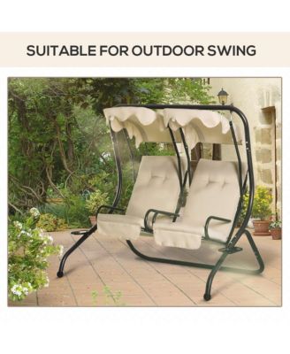 84A-052 Series Porch Swing Replacement Cushions Set of 2,