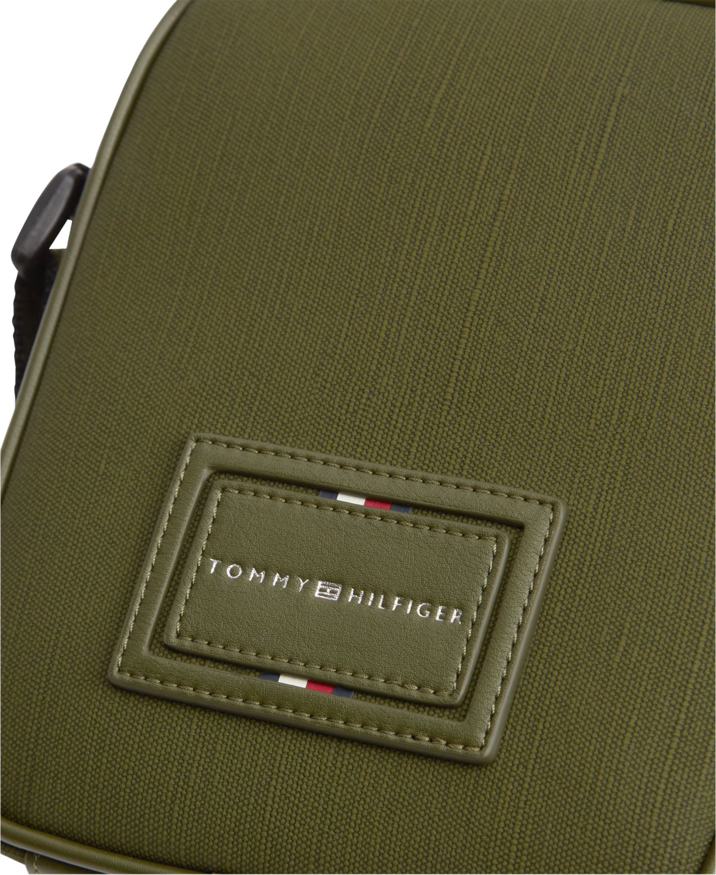 Мужская сумка Tommy Hilfiger Foundation Mini Reporter, цвет: Olivewood — фото 4