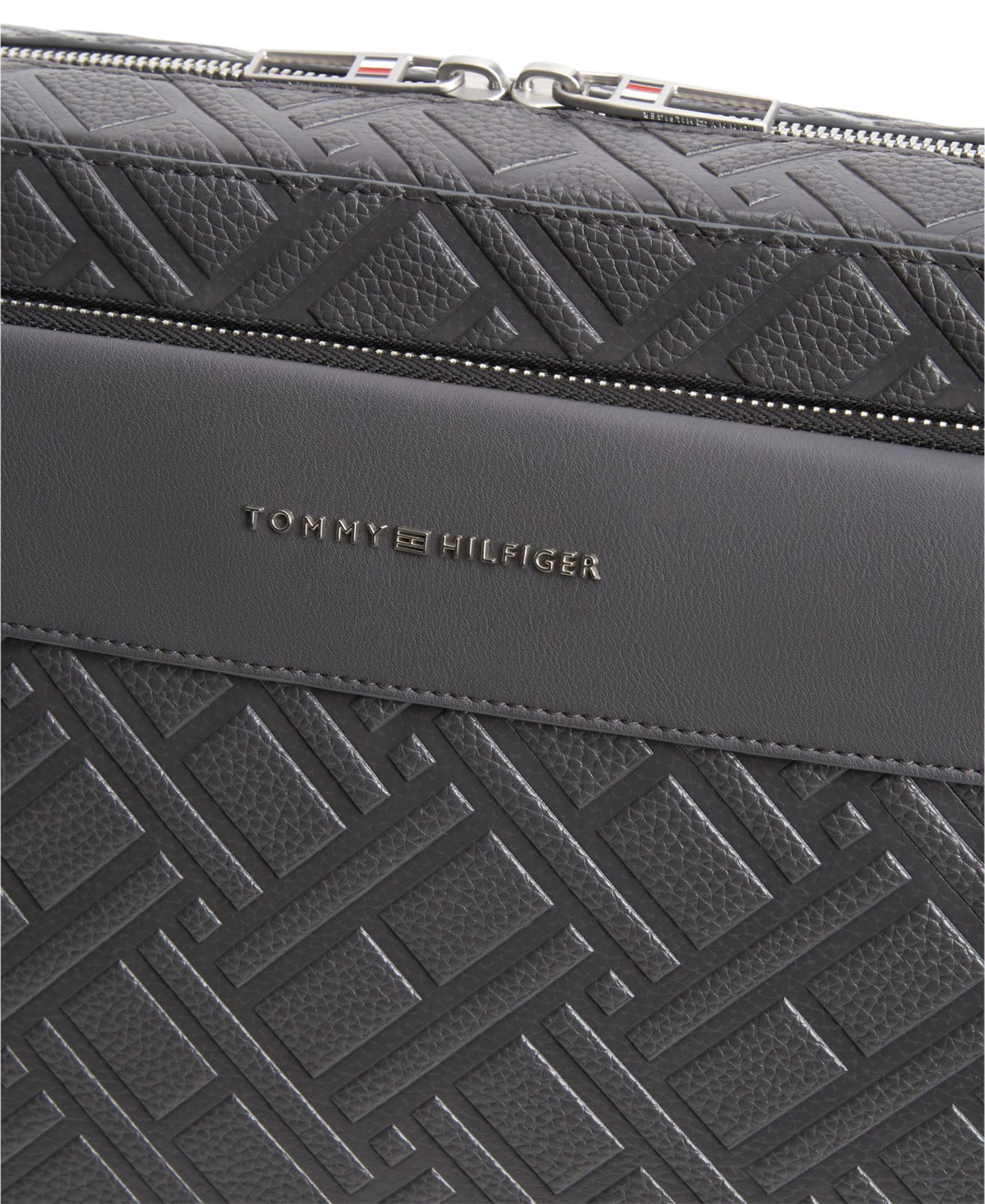 Мужская сумка Tommy Hilfiger Flag Computer, цвет: Тёмный серый — фото 4