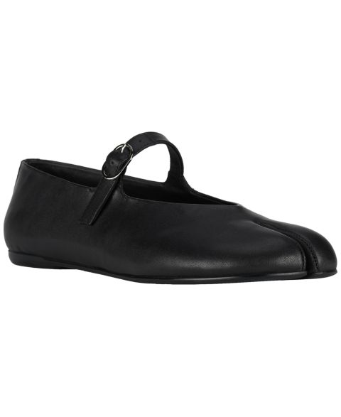 Женские балетки Jeffrey Campbell Preakness Split Toe Mary-Jane Flats, цвет: Чёрный