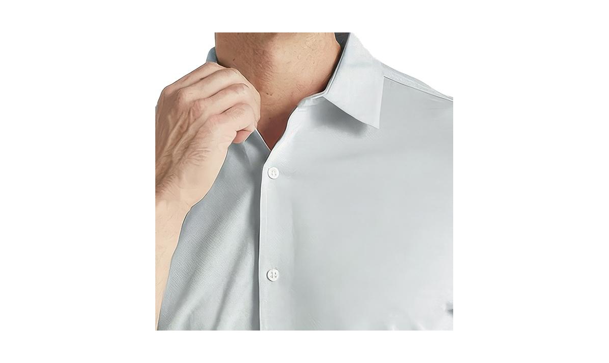 Level 7 Men's Office-Leisure Short-Sleeve Oxford Shirt