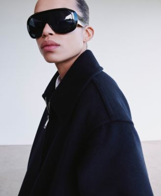 Women's Shirt Collar Wool Jacket