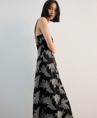 Women's Floral Embroidery Dress