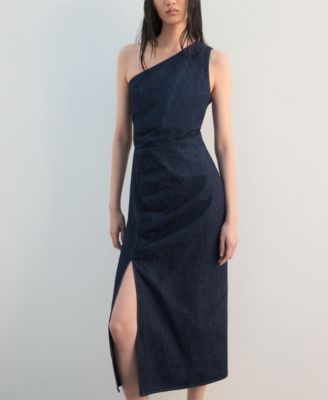 Women's Asymmetric Denim Dress
