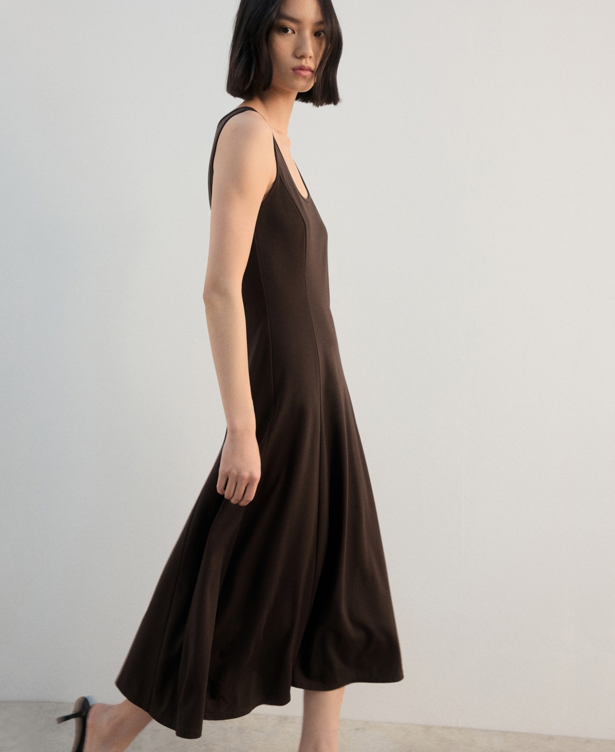 Mango Women's Flared Midi-Dress