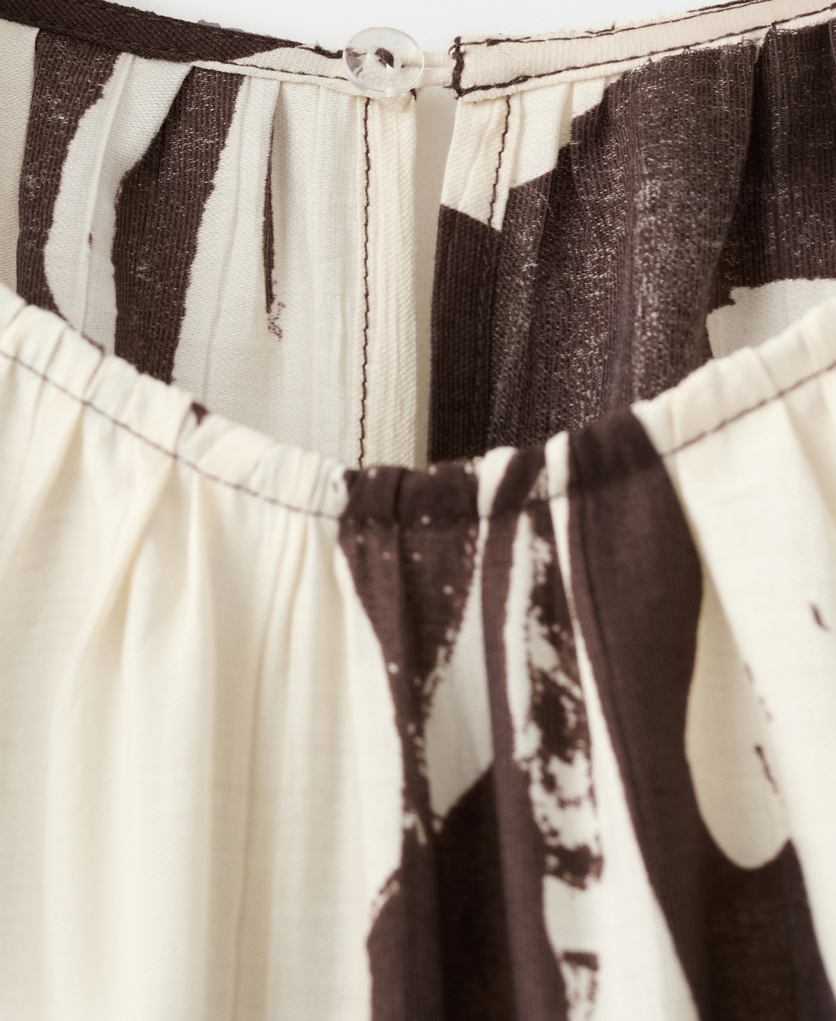 Mango Women's Printed Cropped Belt Jumpsuit