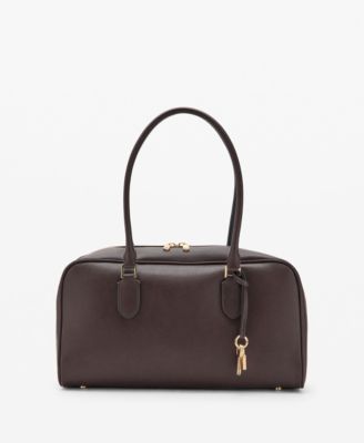 Women's Faux-Leather Finish Bowling Bag