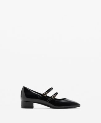 Women's Buckle Patent Leather Shoes