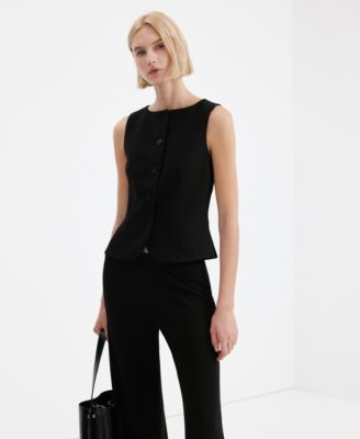 Women's Straight Low-Rise Suit Pants