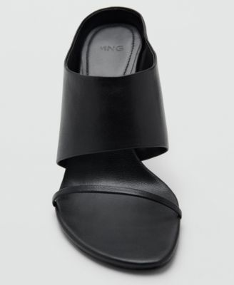 Women's Straps Heeled Leather Sandals