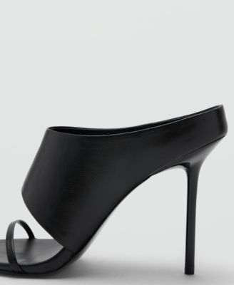 Women's Straps Heeled Leather Sandals