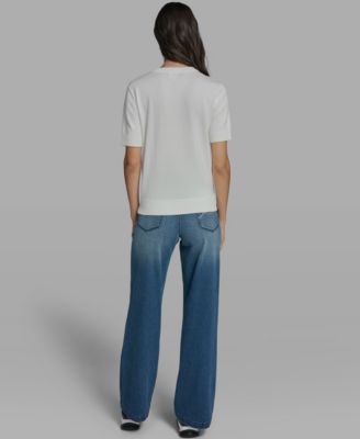 Petite Short-Sleeve Sweater