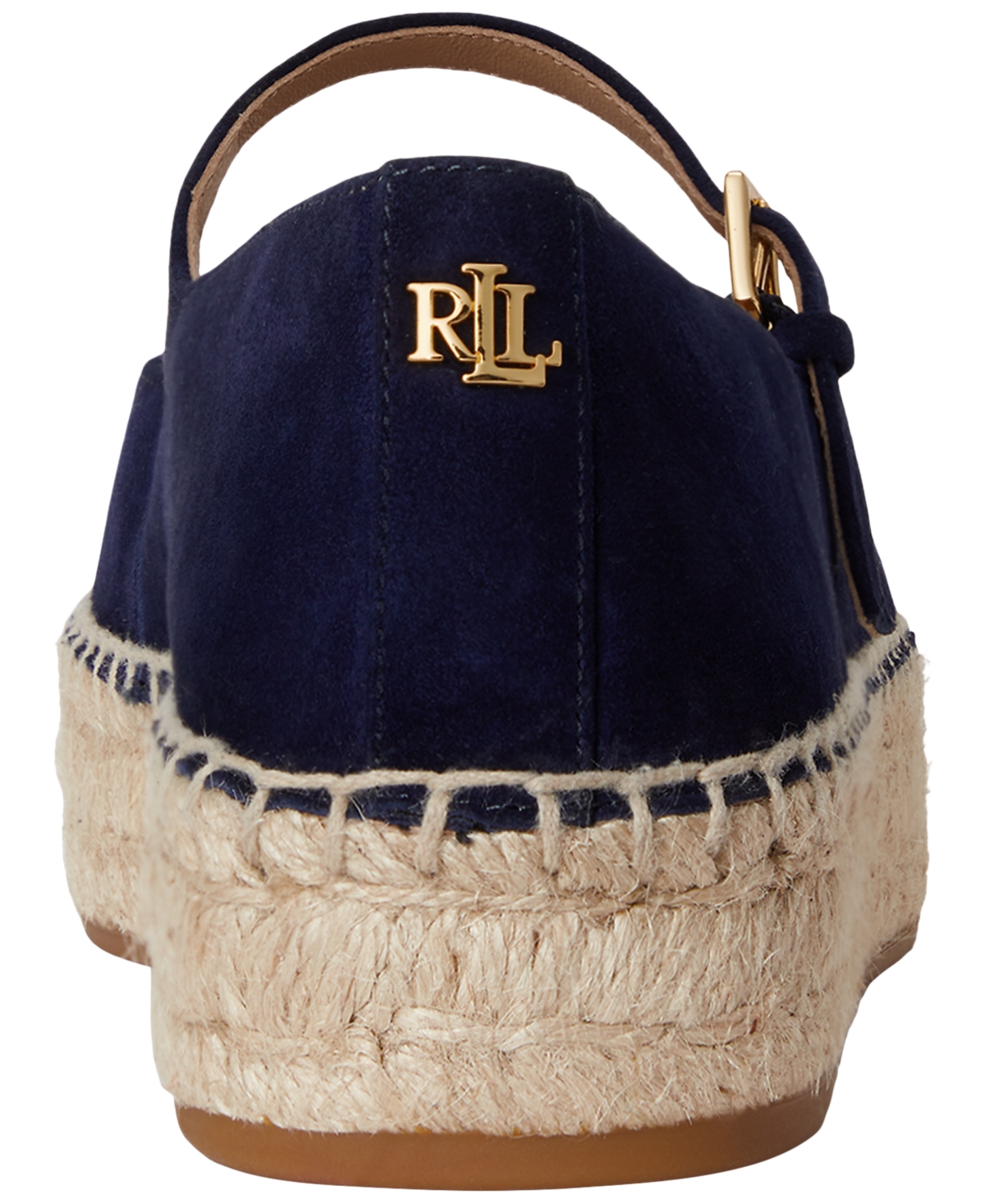 Lauren Ralph Women's Luize Mary Jane Round Toe Espadrilles