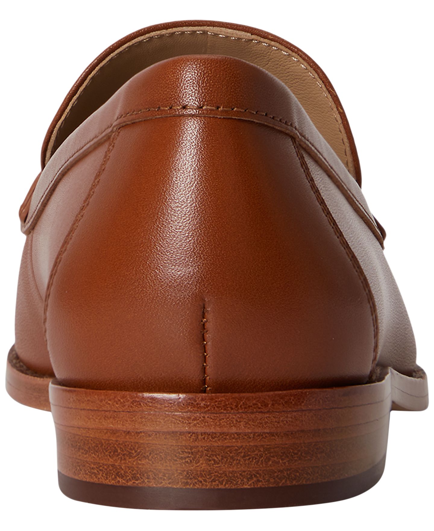 Женские туфли Lauren Ralph Lauren Blaike Leather Round Toe, цвет: Рыжевато-коричневый — фото 3