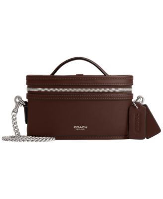 Chain Strap Leather Mini Trail Bag