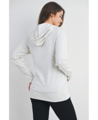 Maternity Casual Nursing Hoodie Sweatshirt