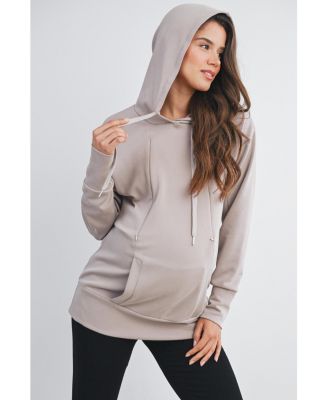 Maternity Casual Nursing Hoodie Sweatshirt
