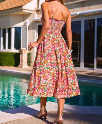 Women's My Treat Floral Maxi Beach Dress