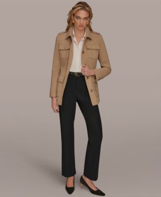 Women's Belted Crepe Jacket