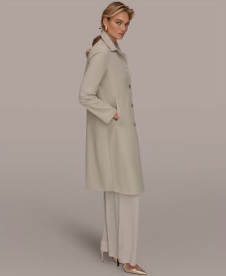 Women's Balmacaan Shirt Collar Coat