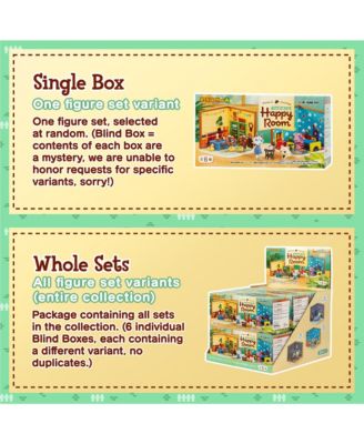 RE-MENT Nintendo Game Character Animal Crossing Blind Box Mini Figure Collectible Happy Room Series - 1 Pc Blind Box