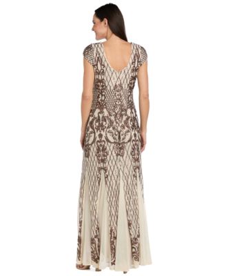 Plus Size Sequin Embellished Ball Gown