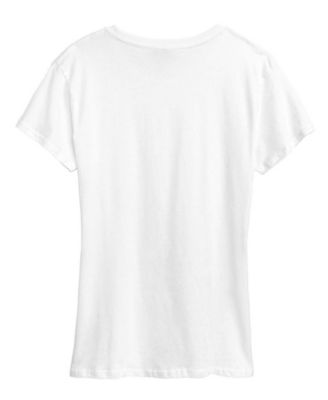 Women's Instant Message Flower Afro Short-Sleeve Graphic T-Shirt