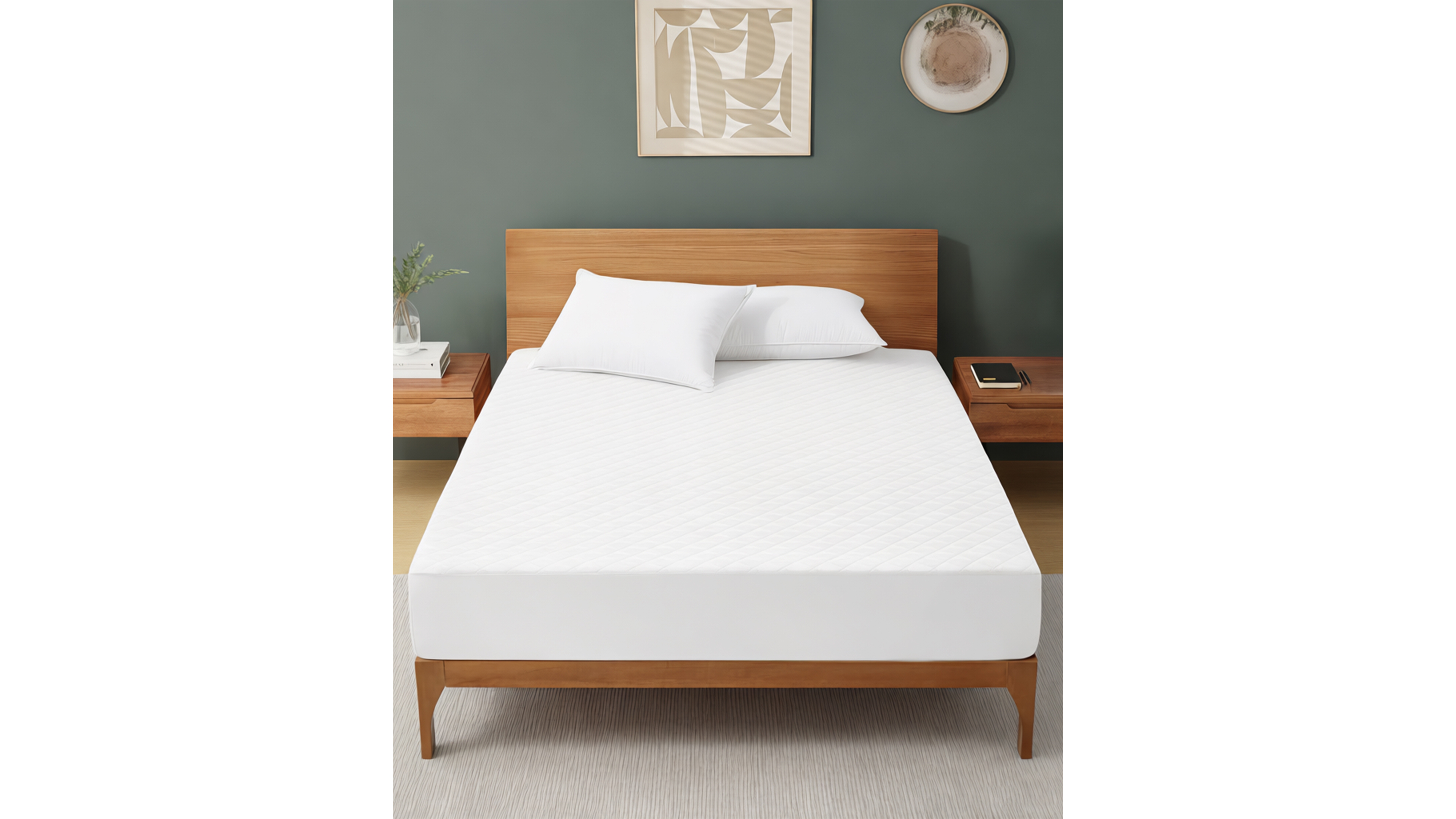 Unikome Waterproof Quilted Mattress Protector, Twin