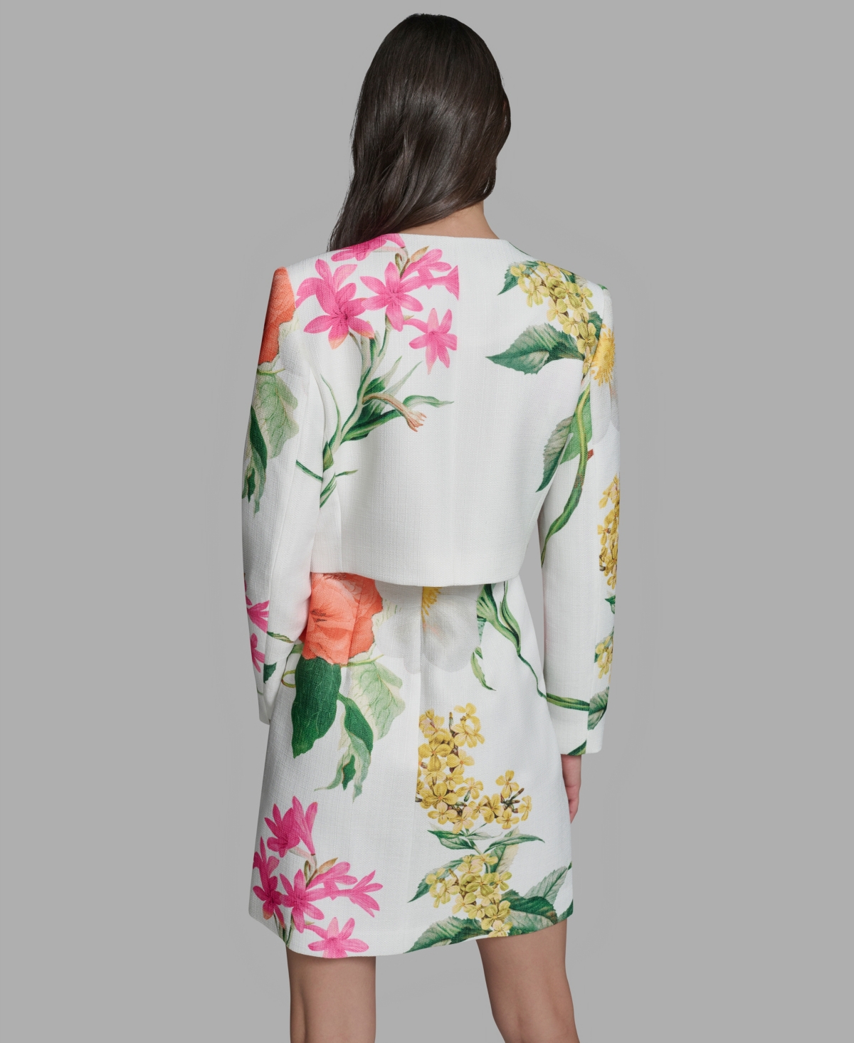 Karl Lagerfeld Paris Women's Spring Tweed Bolero Jacket