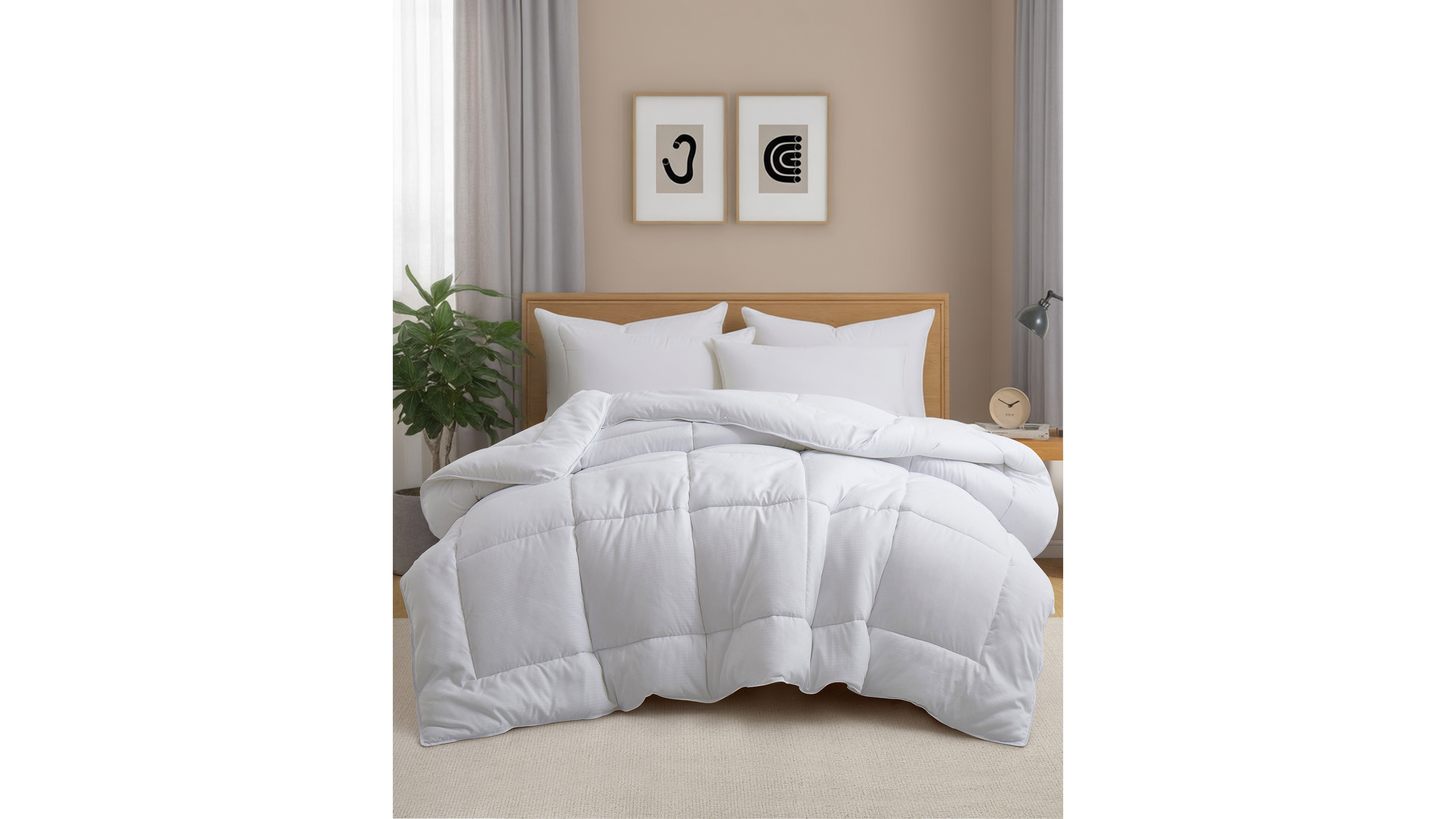 Unikome Cozy All Season Down Alternative Comforter, Twin