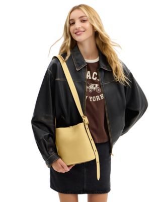 Bleecker Small Leather Bucket Bag 21