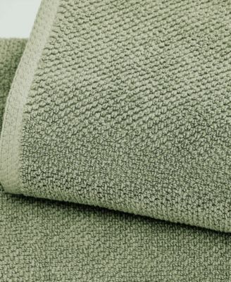 Cotton Textured 4-Piece Bath Towel Set