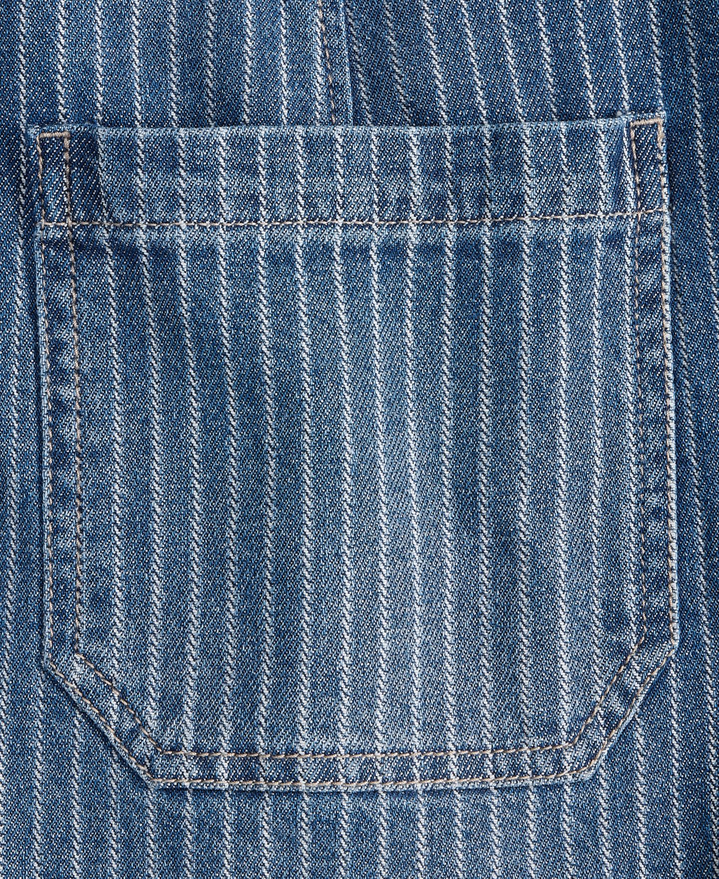Женская юбка On 34th Striped Denim Mini, цвет: Варёный — фото 6