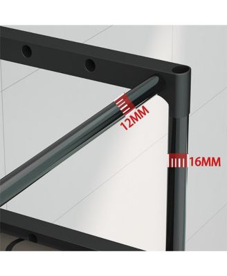 3-Tier Over The Toilet Storage, Metal Over Toilet Bathroom Organizer Shelf, Freestanding Bathroom Shelves, Space Saver Bathrooms Shelves