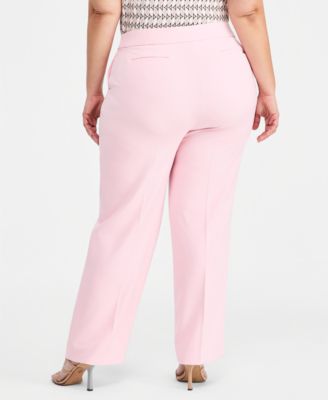 Plus Size High Rise Pull-On Pants
