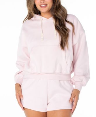 Women's Heart Embroidery Hooded Sweatshirt