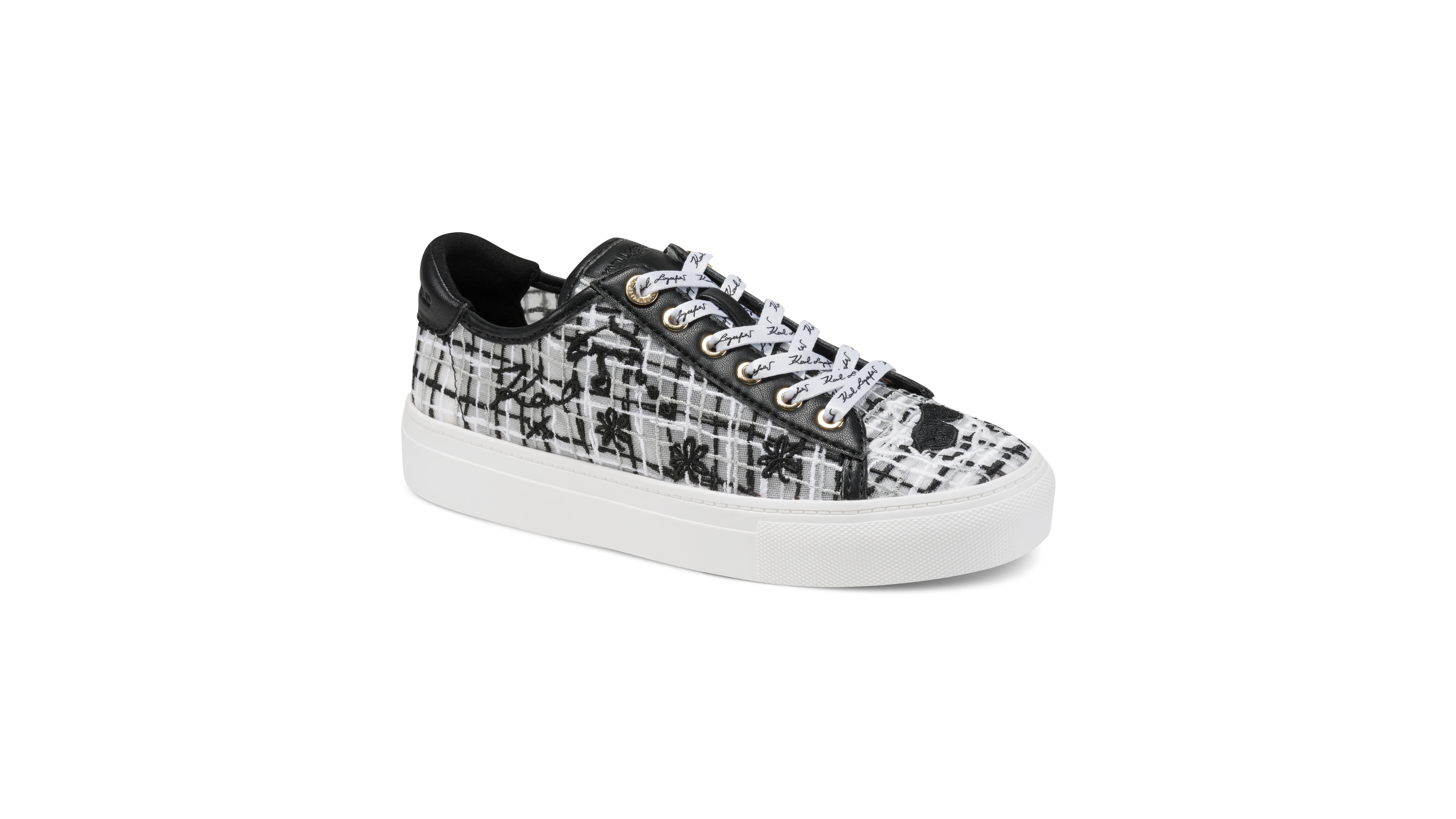 Karl Lagerfeld Paris Women's Cate Whimsy Lace-Up Sneakers