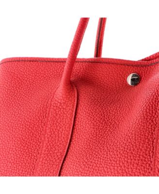 36 Garden Party Tote Leather