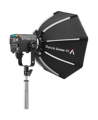 Quick Dome 40 40cm Circular Mini ProLock Bowens Mount Softbox for STORM 80c LED Light
